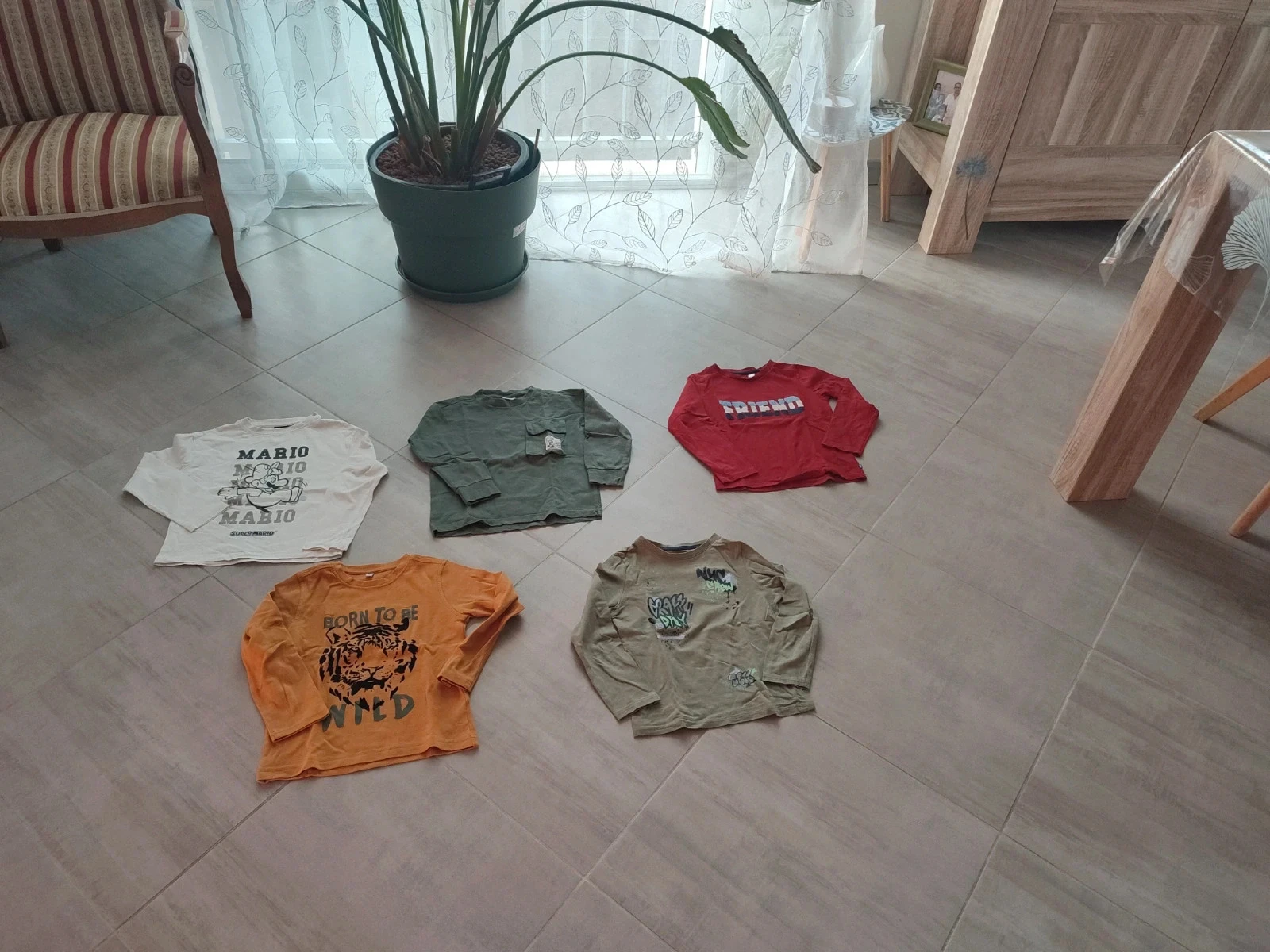 Lote de camisetas de manga larga para niño de 6 años – photo 2